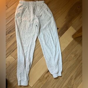 H&M grey sweatpants size xs